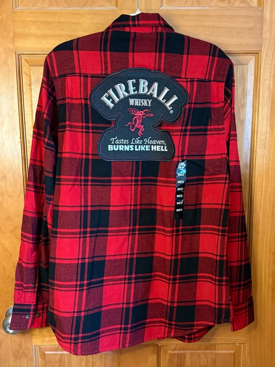 Angry Minnow Tops - Angry Minnow Buffalo Plaid Fireball Flannel